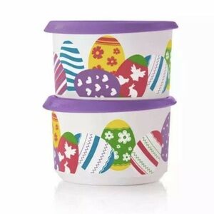 Tupperware Small One Touch Easter Canister 2 cup / 575ml
Lilac Seal